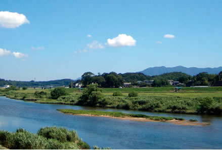 小竹町の風景