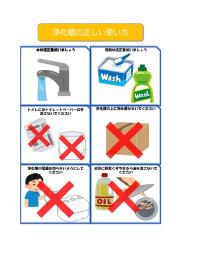 浄化槽の正しい使い方